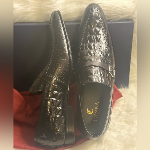 Men’s Leather Slip On Loafers Dress Shoe. US Size 8.5. EU SIZE 42 - Picture 3 of 10